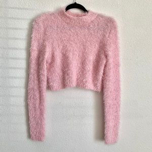 Wild Fable Pink Cropped Sweater